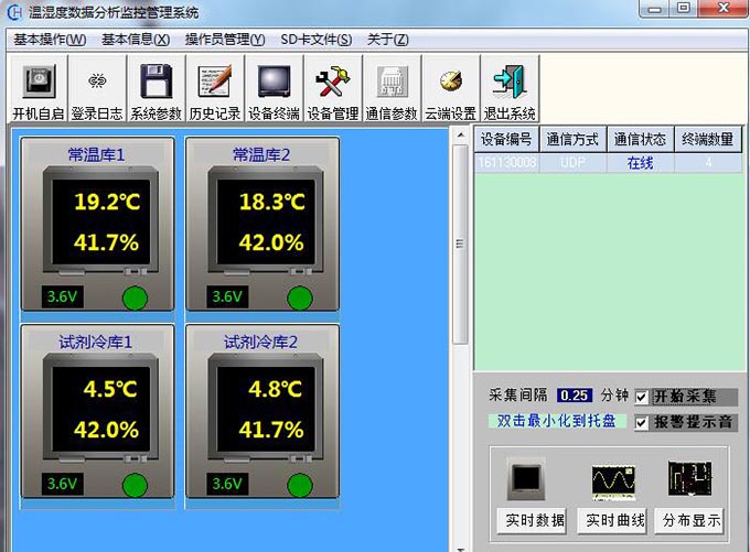 GSP医疗器械库房温湿度监测系统